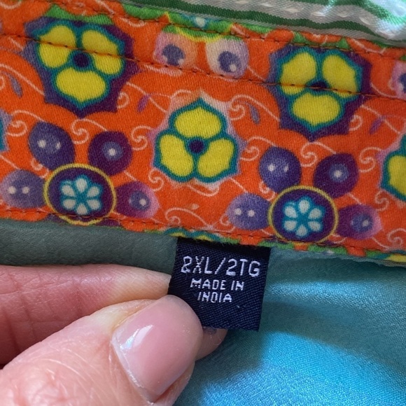 Robert Graham Men’s 2XL Flip Cuff dress Shirt Colorful striped Floral Party - Picture 8 of 10